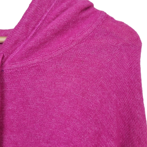 Free People Praline Cozy Henley Sweater Size S Pink Rose Hoodie Wool Alpaca NWOT - Picture 5 of 11